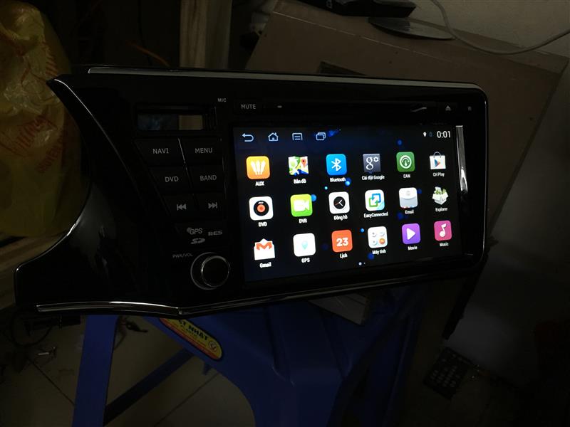 Màn hình DVD cho xe Honda City chạy hệ điều hành Android - ảnh 2